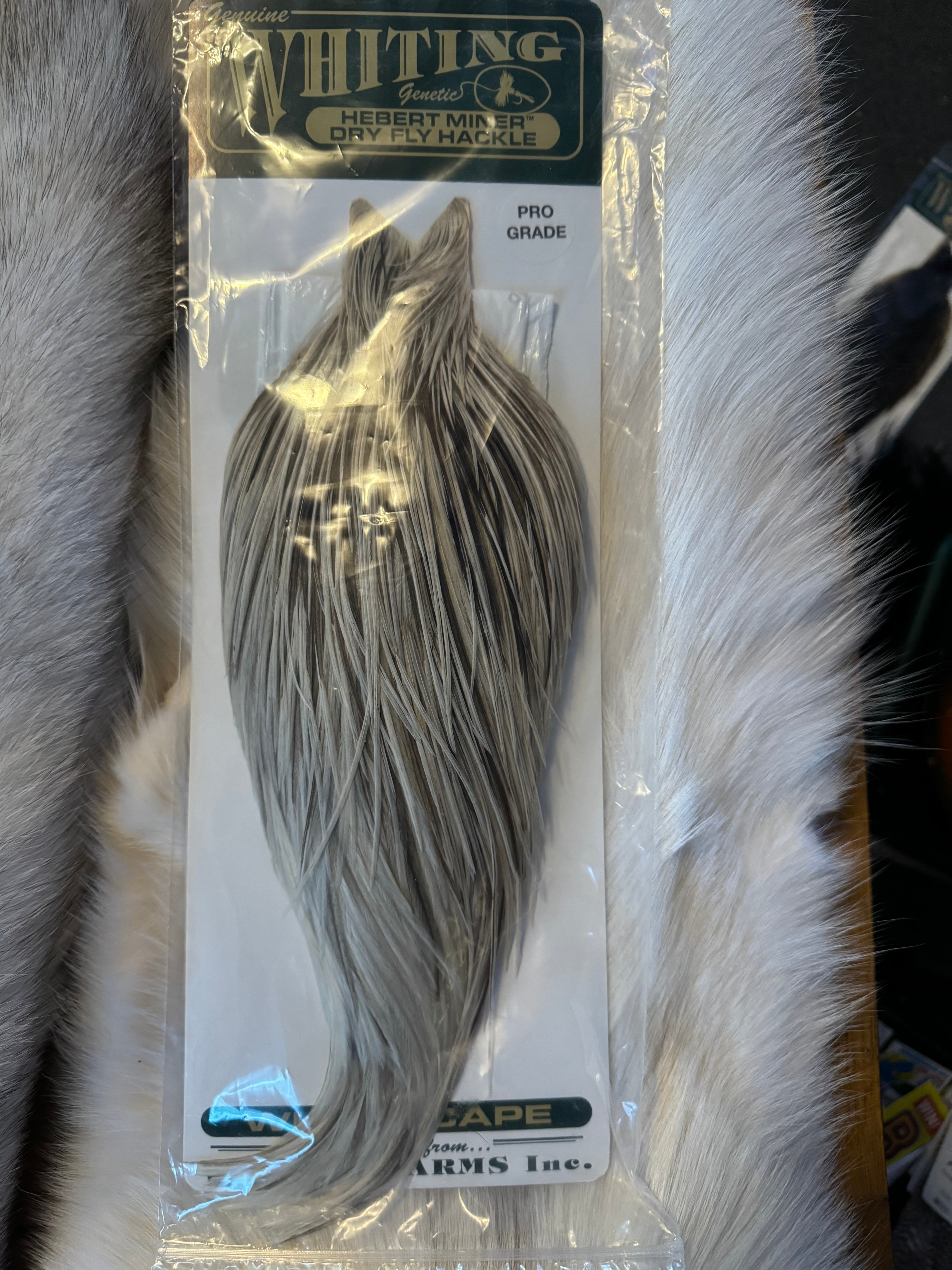 Whiting Capes - Hebert Miner - Pro Grade - Dry Fly Hackle - Unique Variant