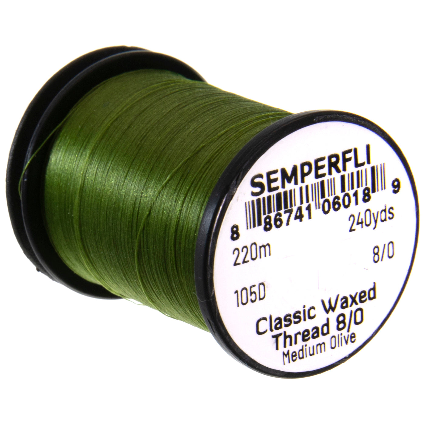 Semperfli Classic Waxed Threads 220m 8/0 105D