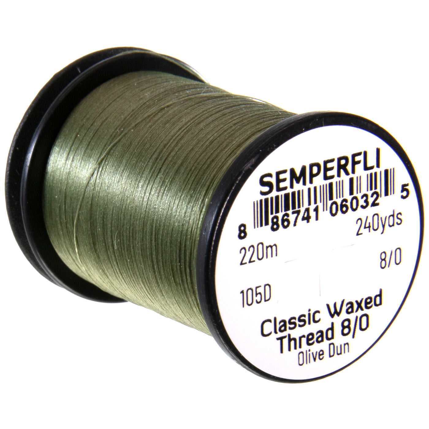 Semperfli Classic Waxed Threads 220m 8/0 105D