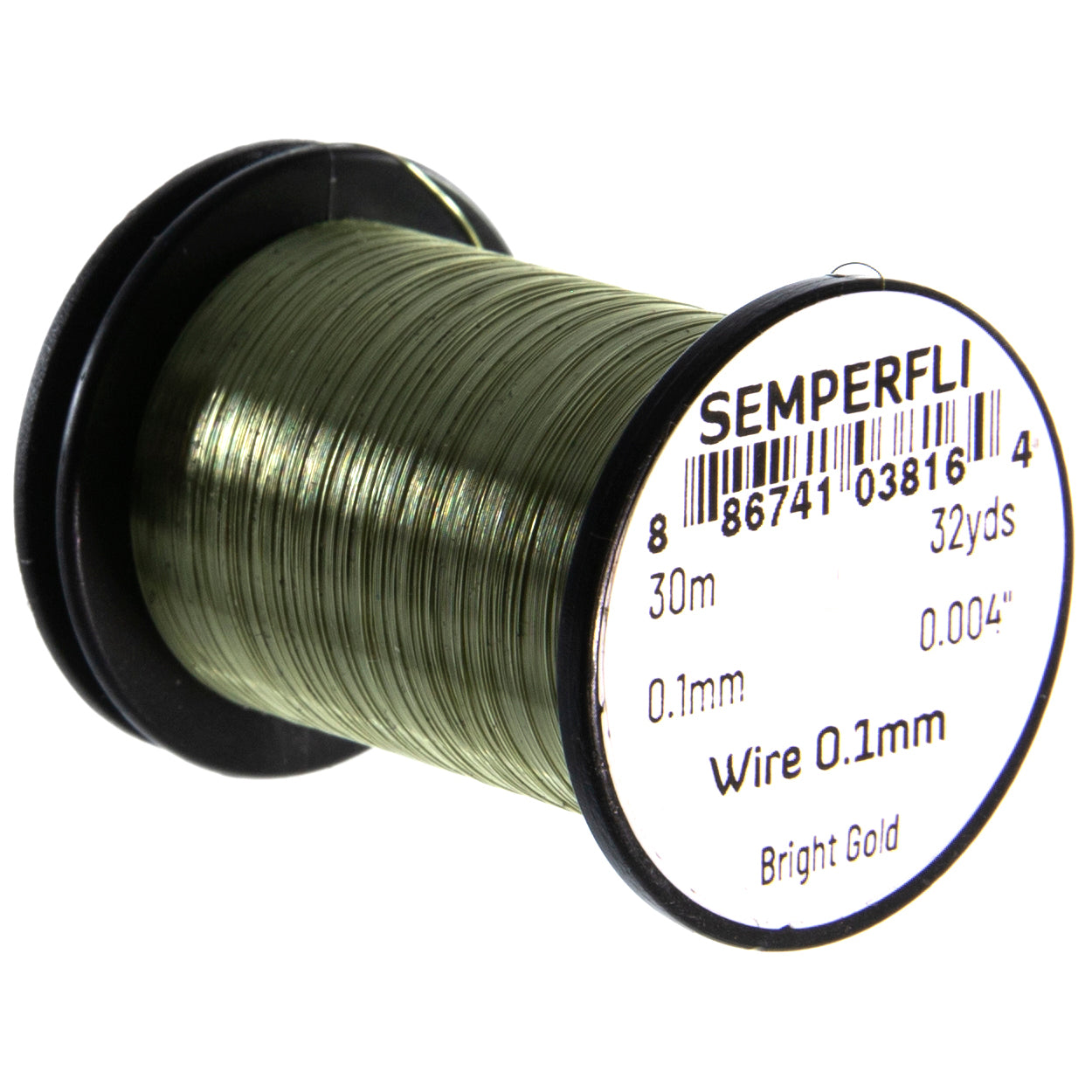 Semperfli Non Tarnishing Fly Tying Wire 0.1mm, 0.2mm, 0.3mm & 0.5mm