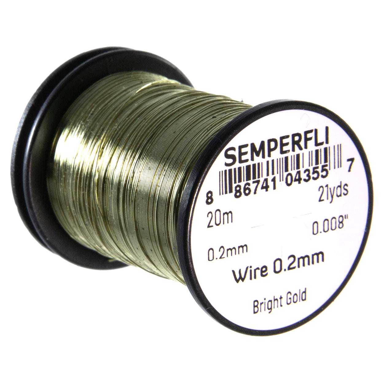 Semperfli Non Tarnishing Fly Tying Wire 0.1mm, 0.2mm, 0.3mm & 0.5mm