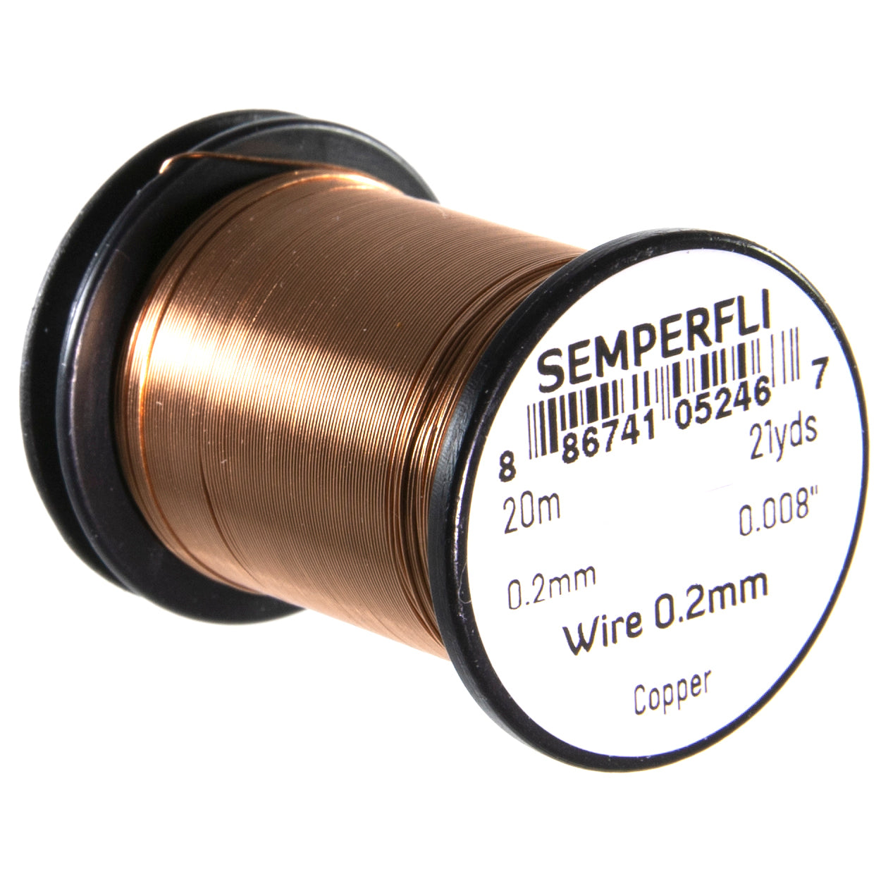 Semperfli Non Tarnishing Fly Tying Wire 0.1mm, 0.2mm, 0.3mm & 0.5mm