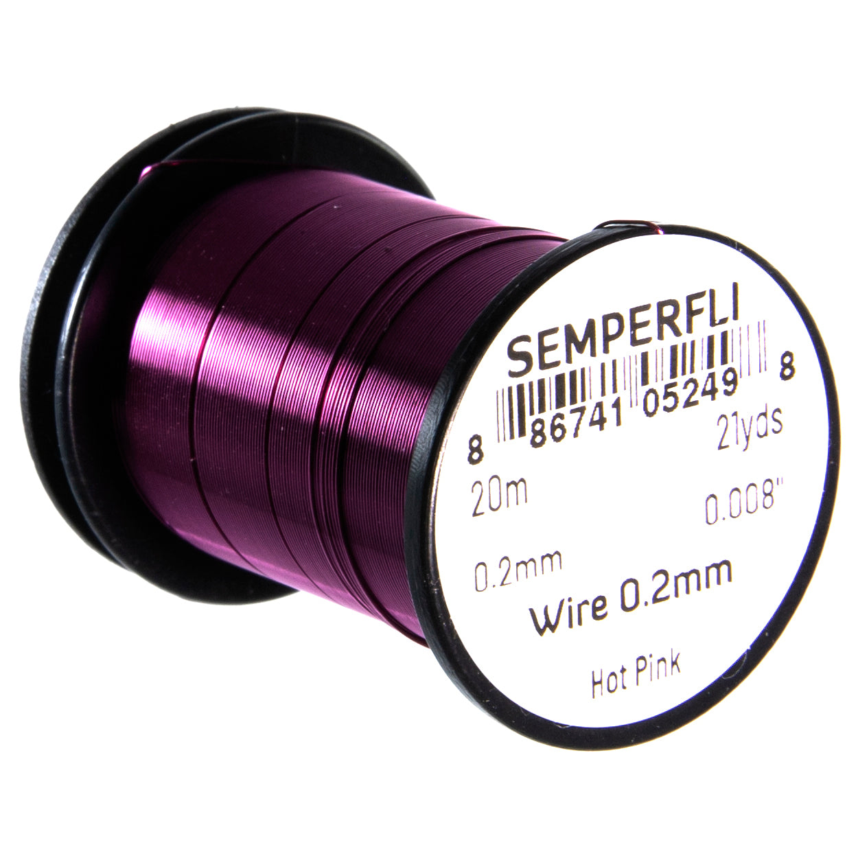 Semperfli Non Tarnishing Fly Tying Wire 0.1mm, 0.2mm, 0.3mm & 0.5mm