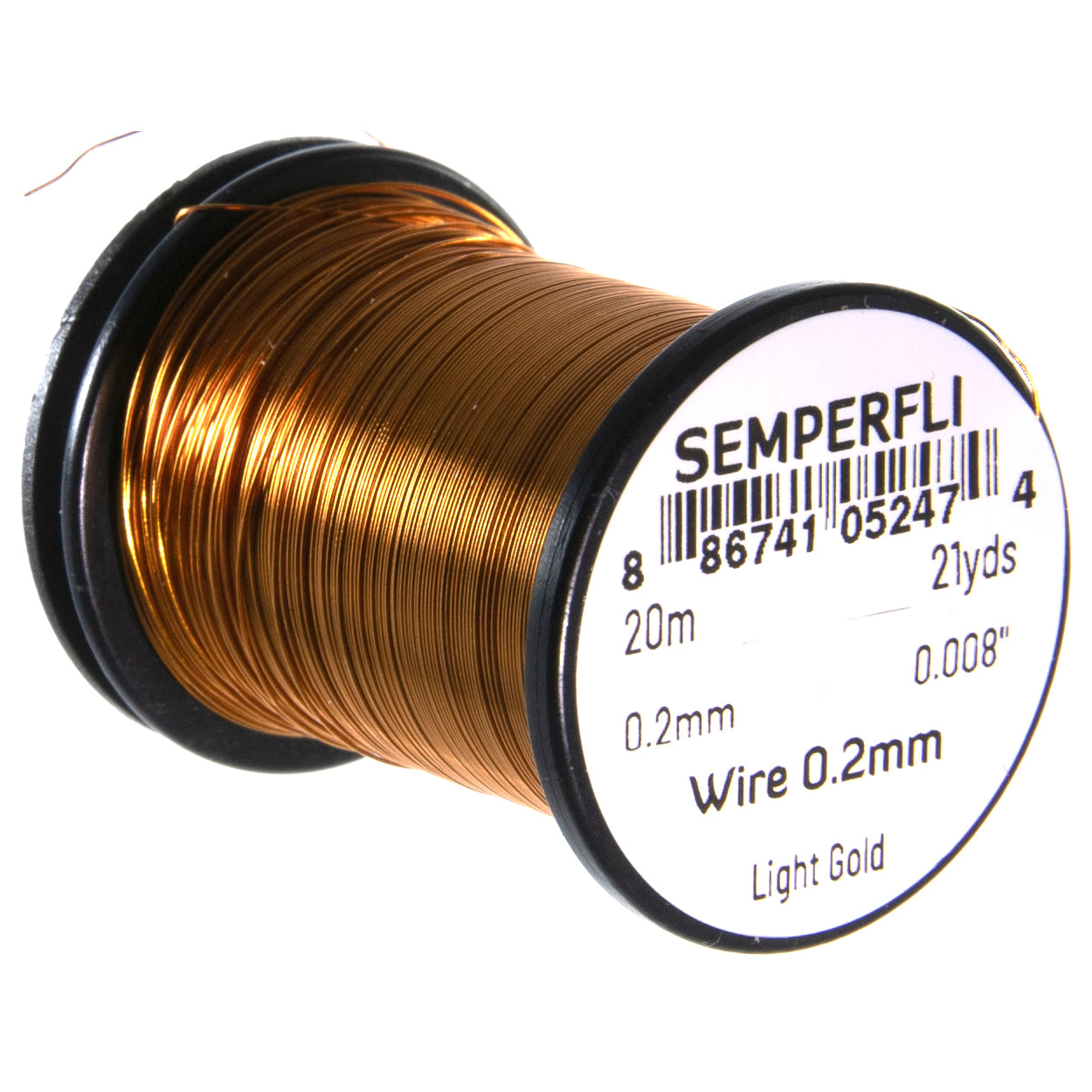 Semperfli Non Tarnishing Fly Tying Wire 0.1mm, 0.2mm, 0.3mm & 0.5mm