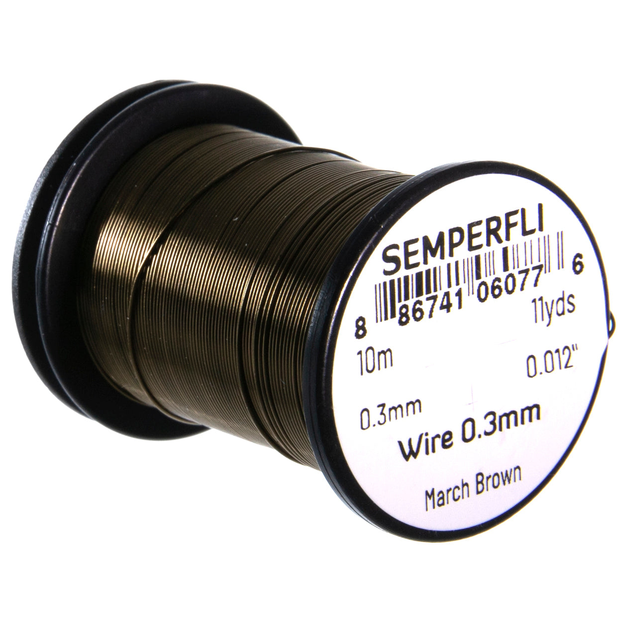 Semperfli Non Tarnishing Fly Tying Wire 0.1mm, 0.2mm, 0.3mm & 0.5mm