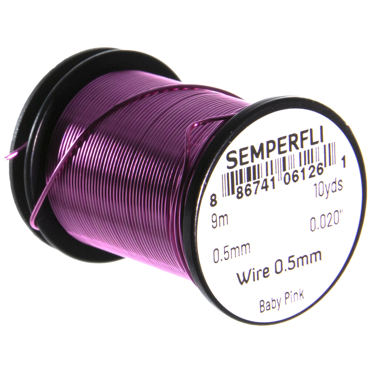 Semperfli Non Tarnishing Fly Tying Wire 0.1mm, 0.2mm, 0.3mm & 0.5mm