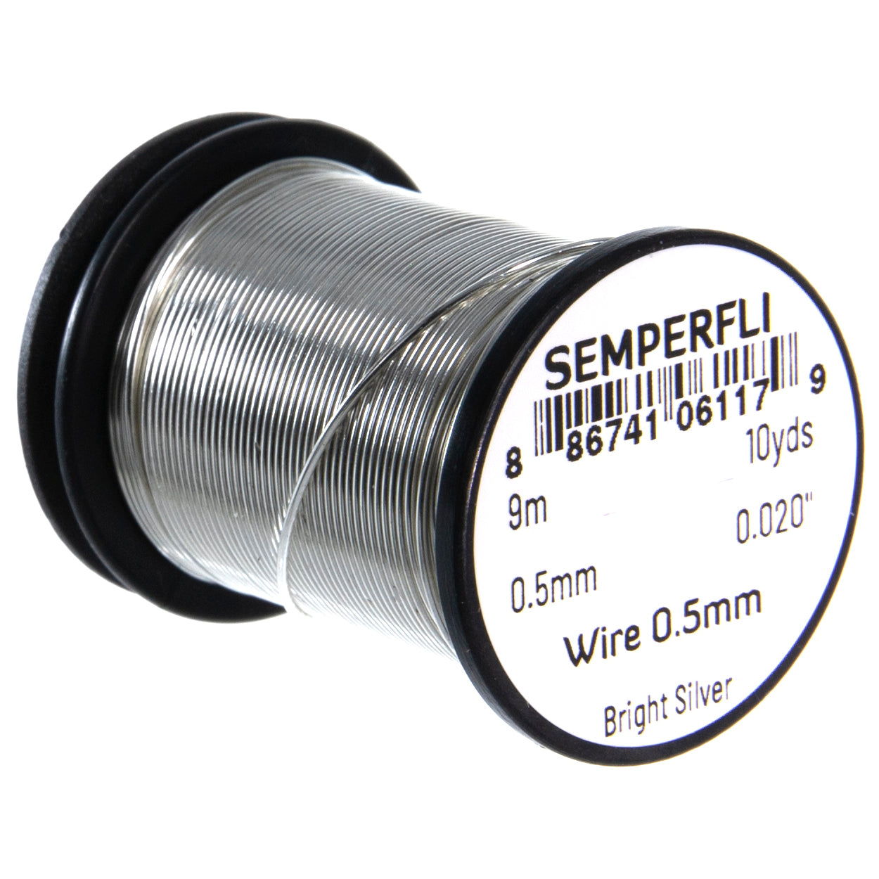 Semperfli Non Tarnishing Fly Tying Wire 0.1mm, 0.2mm, 0.3mm & 0.5mm