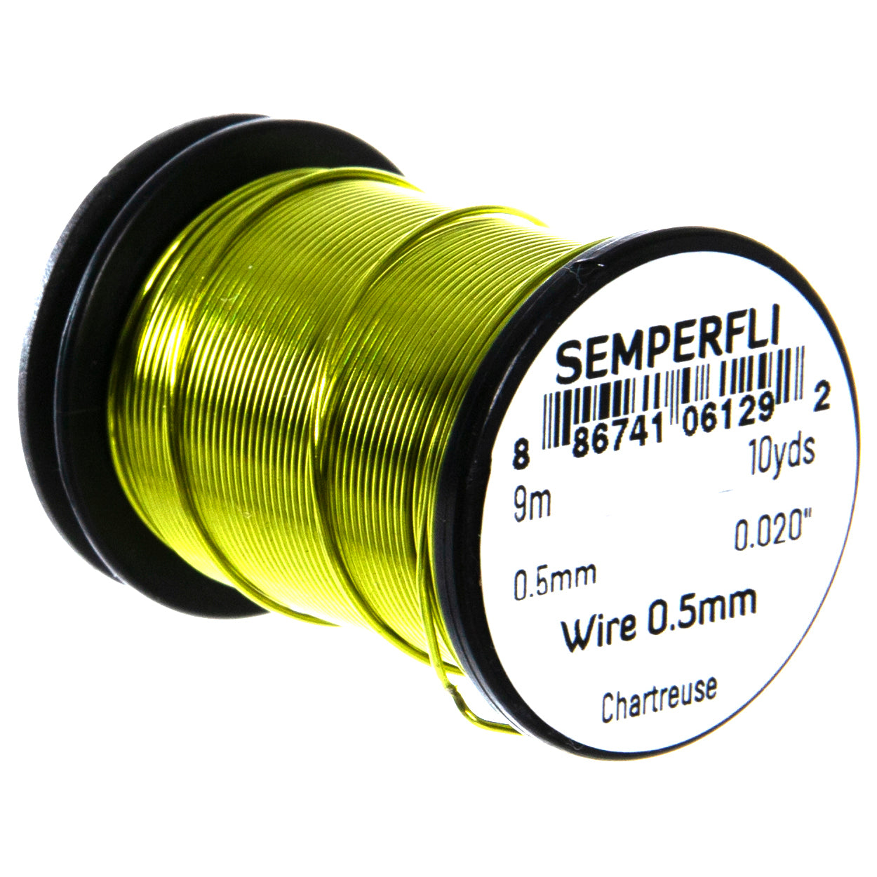 Semperfli Non Tarnishing Fly Tying Wire 0.1mm, 0.2mm, 0.3mm & 0.5mm
