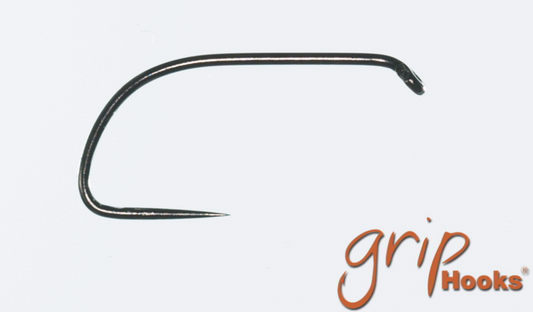 Grip Hooks - Dry Fly & Emerger (light Wire) - 25 Hooks