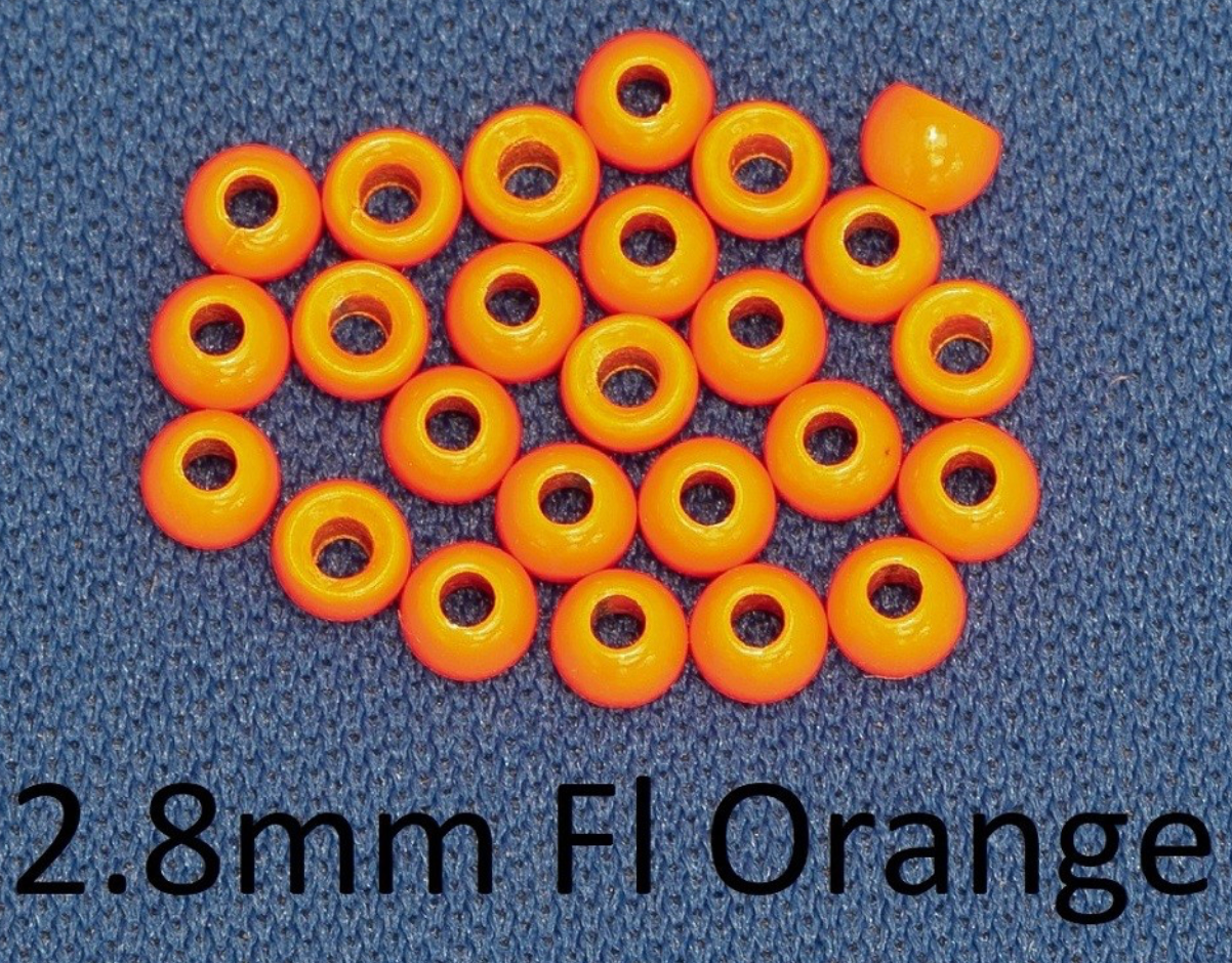 Hot Colour Brass Beads