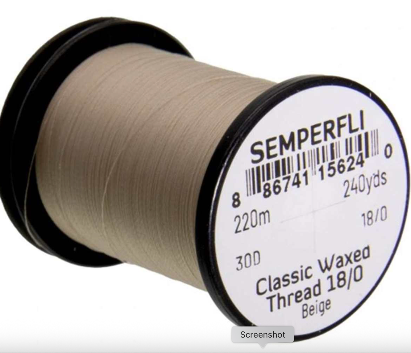 Semperfli Classic Waxed Threads 220m 18/0*