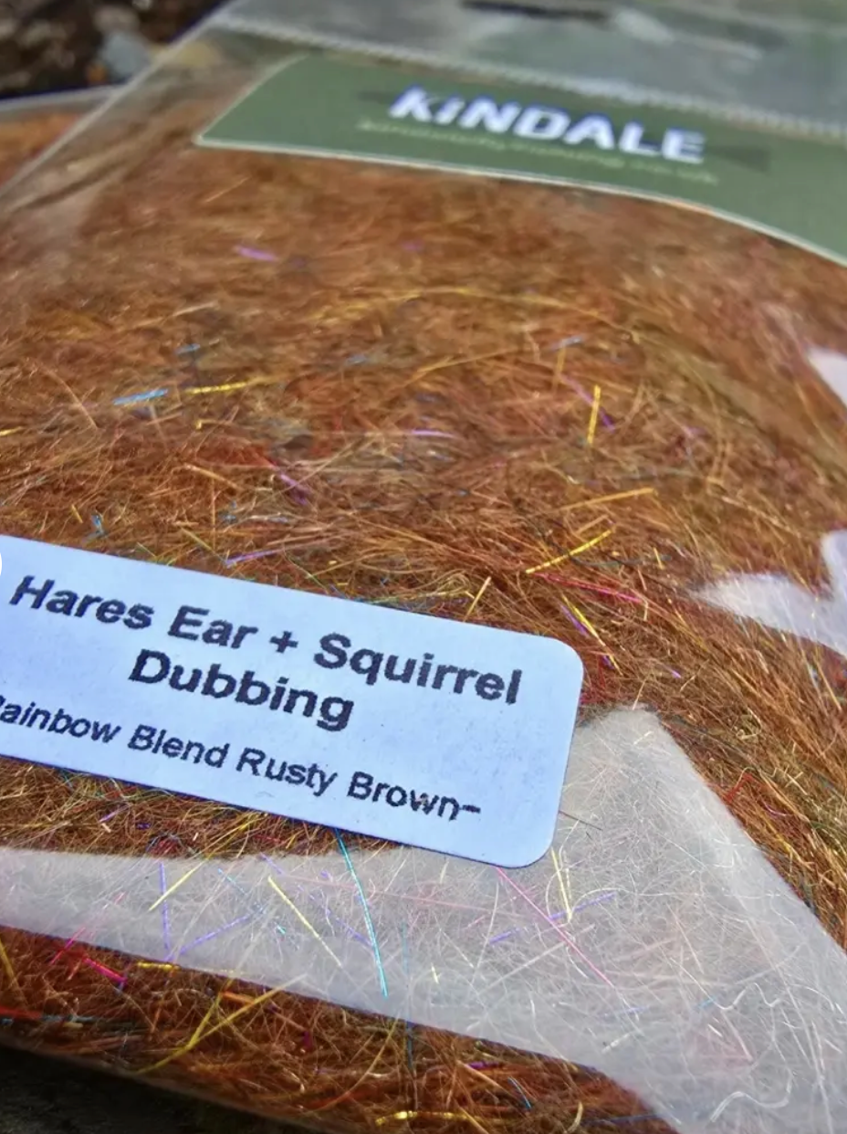 Kindale Hares Ear & Squirrel Dubbing - Rainbow Blend