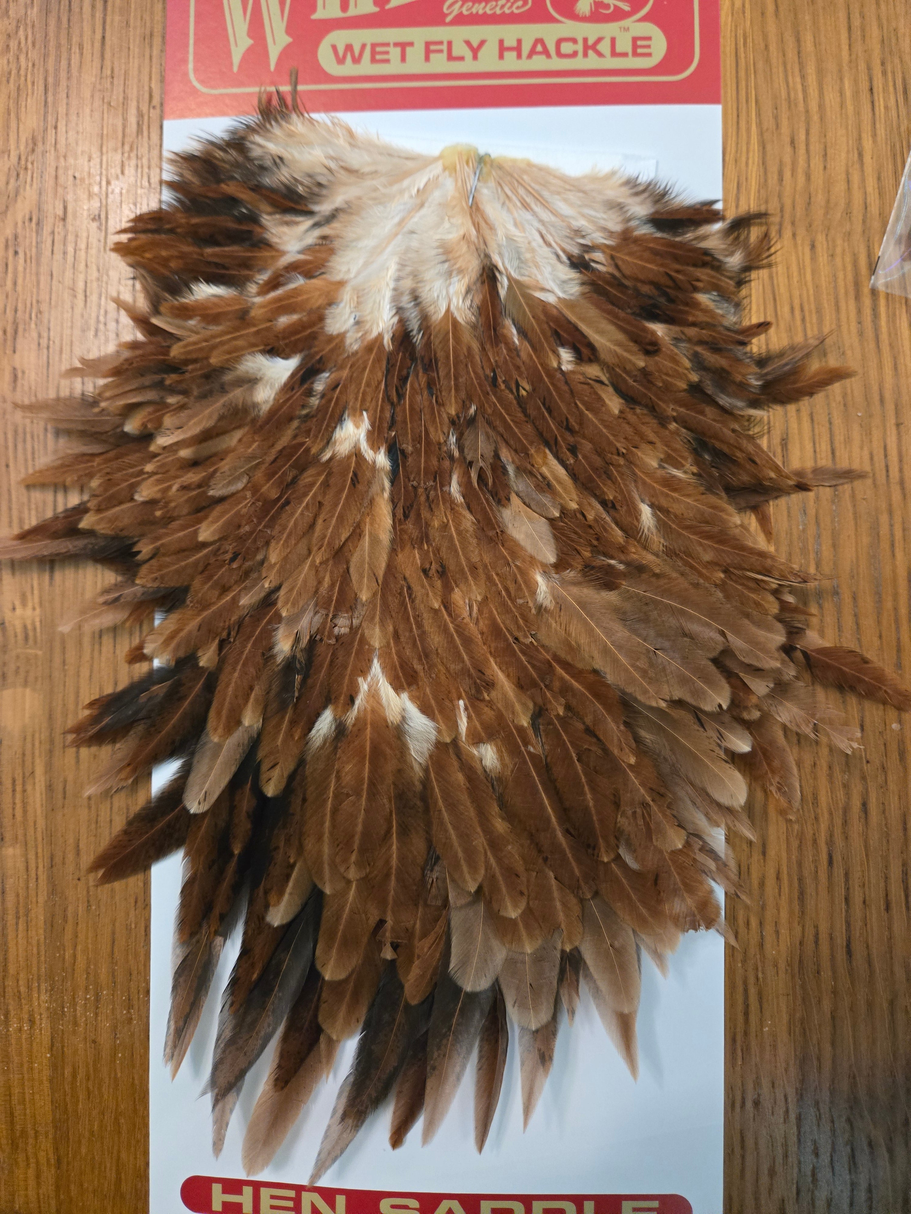 Whiting Wet Fly Hackle - Hen Saddle Brown (18)