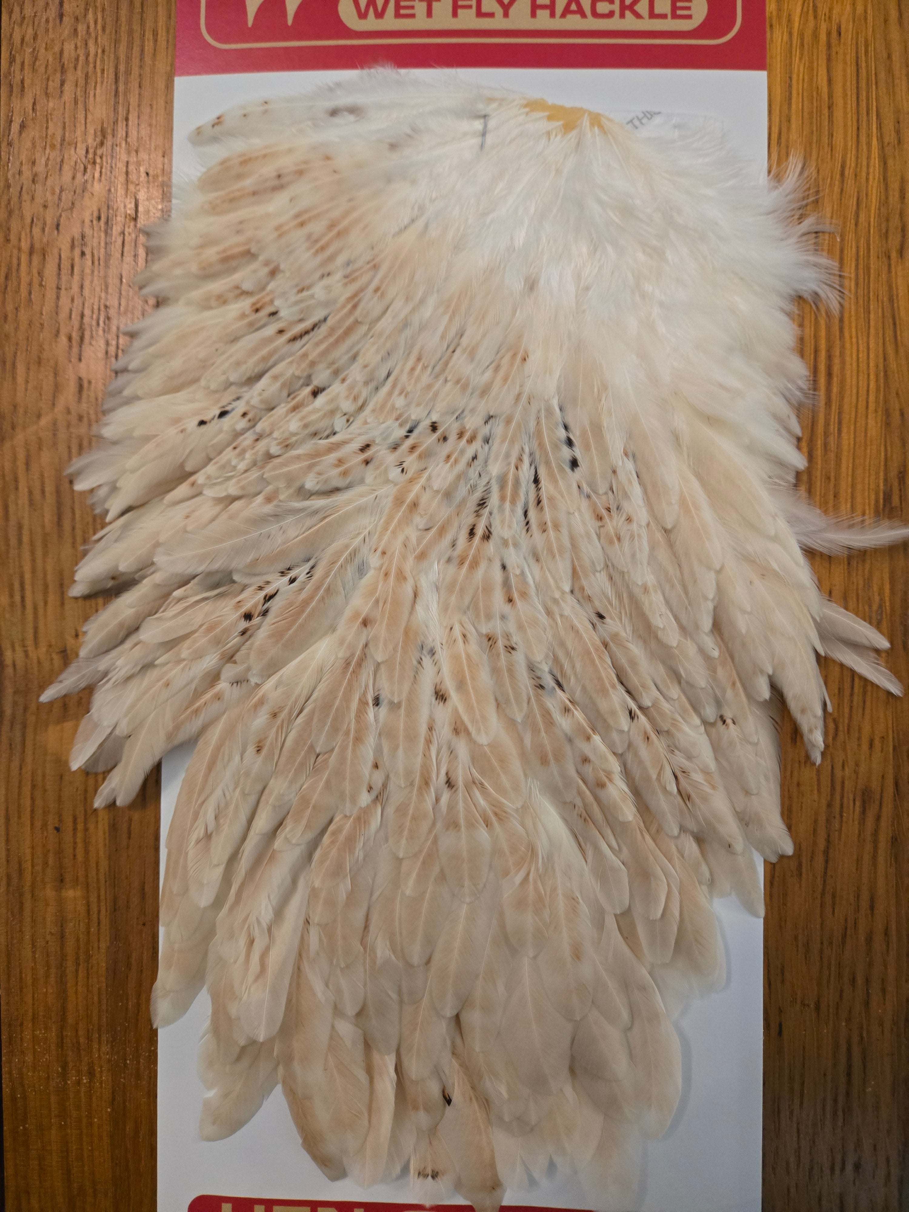 Whiting Wet Fly Hackle - Hen Saddle Light Ginger (14)
